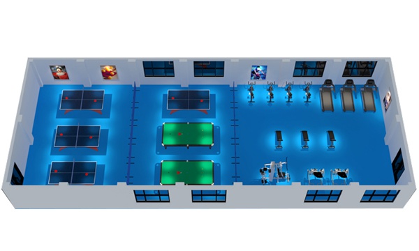 200平方健身房配置方案-广西xc sports,xc体育健身器材有限公司