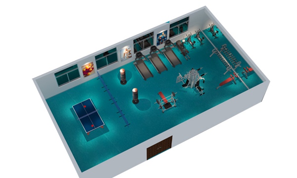 150平方健身房配置方案-广西xc sports,xc体育健身器材有限公司