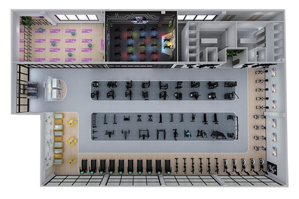 500平方健身房配置方案-广西xc sports,xc体育健身器材有限公司